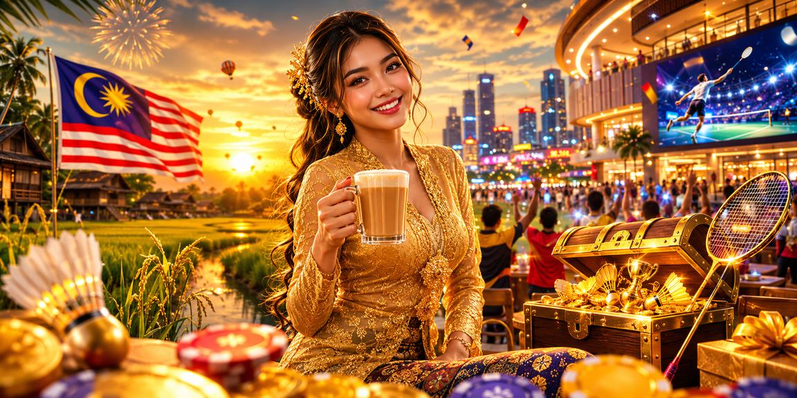 Persembahan hiburan kasino Malaysia dengan pakaian kebaya tradisional