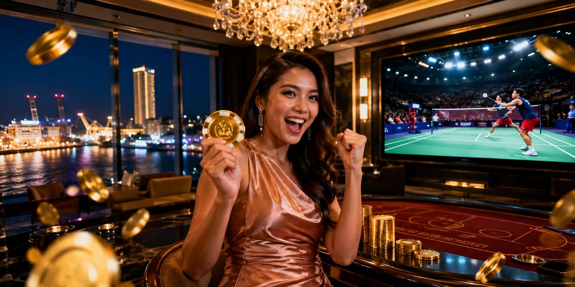 Permainan kasino mewah Malaysia dengan suasana meja hijau klasik